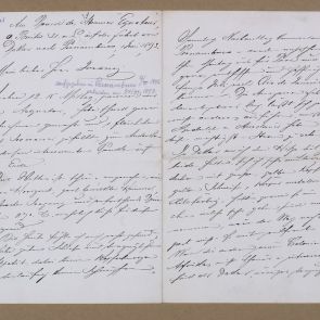 Ferenc Hopp's letter to Henrik Jurány, written on his way from Dakar to Pernambuco