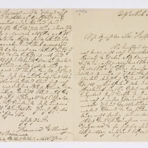 Hermine Gillming's letter to Ferenc Hopp from Budapest