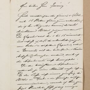 Ferenc Hopp's letter to Henrik Jurány from Csorbató (Štrbské pleso)