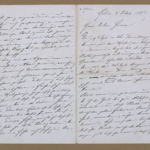 Ferenc Hopp's letter sent to Calderoni and Co. from Mexico