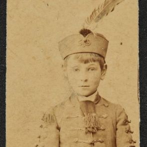 Ervin Baktay and his brother Raoul Gottesmann, 1896