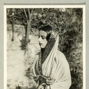 Amrita's portrait, profile view