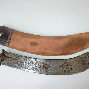 Sword (talwar) with scabbard