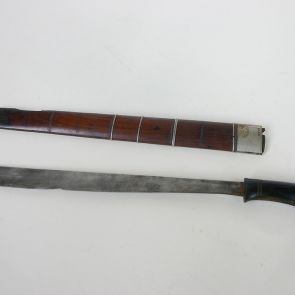 Golok, with scabbard