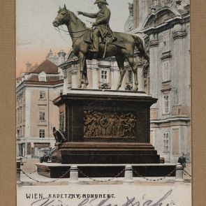 Ferenc Hopp's postcard to György Lyka from Vienna to Kistétény