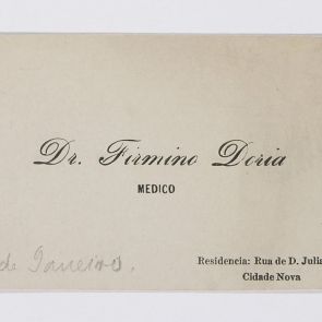 Business card: Dr. Firmino Doria, Medico
