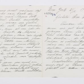Leopold Angerer's letter to Ferenc Hopp from New York