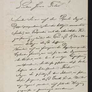 Ferenc Hopp's letter to Aladár Félix from Csorbató (Štrbské pleso)