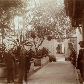 A courtyard in the City of the Dead