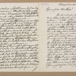 György Lyka's letter to Ferenc Hopp from Budapest