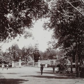 A singaporei botanikus kert bejárata