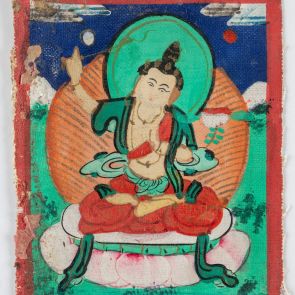 Tsakli depicting Mañjuśrī bodhisattva