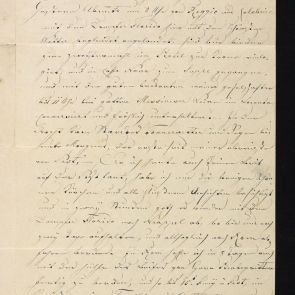 István Calderoni's letter to Ferenc Hopp from Messina