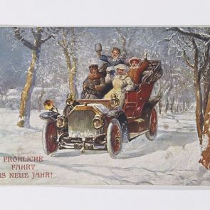 Carl Janns képeslapja Hopp Ferencnek Brückből