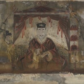 Dongsu generális portréja és kísérete