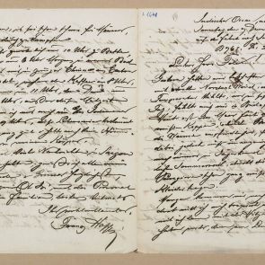 Ferenc Hopp's letter to Aladár Félix from the Indian Ocean, on his to Singapore