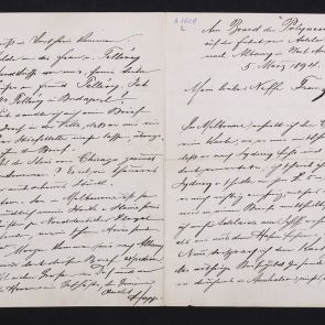 Hopp Ferenc levele unokaöccsének, Lux Ferencnek a Polinesia gőzösről az Adelaide-Albany úton