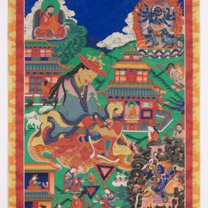 Taranatha (1575-1634) performing exorcist riual