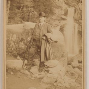 J. K. Berberich: Karl Janss at the Triberg Waterfalls