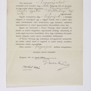 Membership of the Turan Society Executive Committee for Ferenc Hopp