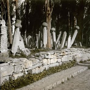Constantinople. Cemetery near the city walls