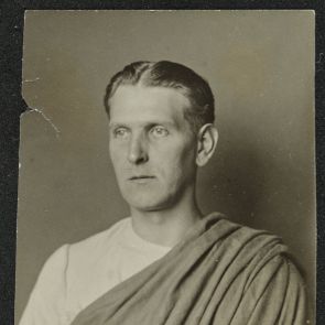 U. S. Sher-Gil: Ervin Baktay in Brahmin clothing, Shimla, 1926