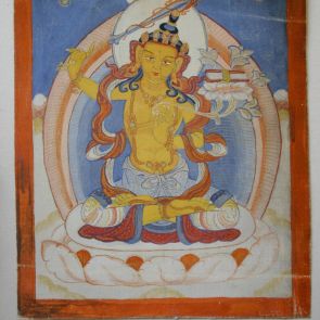 Cakli depicting Mañjuśrī bodhisattva
