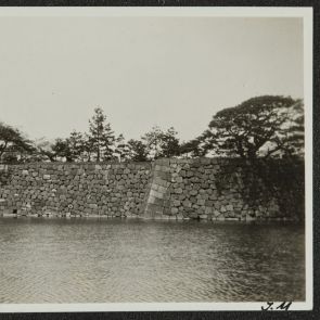 Forest wall and moat around the Imperial Palace, (third photo), Tokyo, 1936