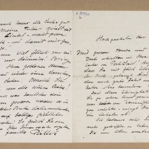 Letter of the Pállik family to Ferenc Hopp from Budapest