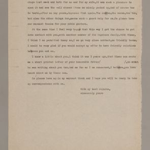 Letter in English from Tibor Horváth to Haruo Sugahara from Budapest