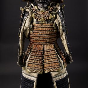 Cuisses of a samurai armour