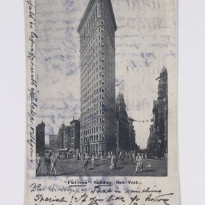 Jules Roth képeslapja Hopp Ferencnek New Yorkból