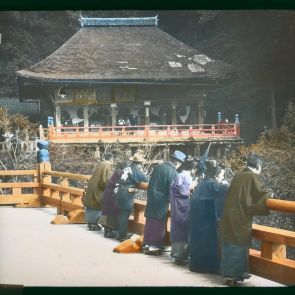 On the terrace of Kiyomizu-dera Temple