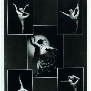 Fotómontázs: Dessewffy Flóra rivaldafényben, és akrobatikus mozdulatok közben