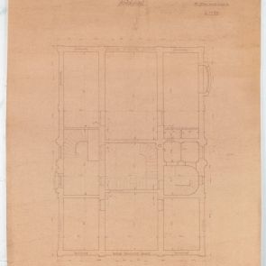 Plan of the building of György Ráth Museum