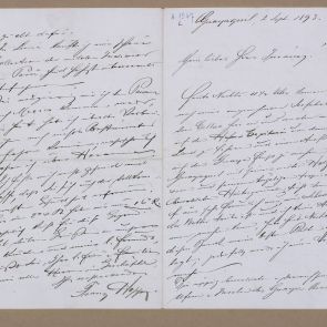 Ferenc Hopp's letter to Henrik Jurány from Guayaquil