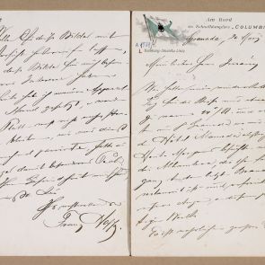 Ferenc Hopp's letter to Henrik Jurány from Granada