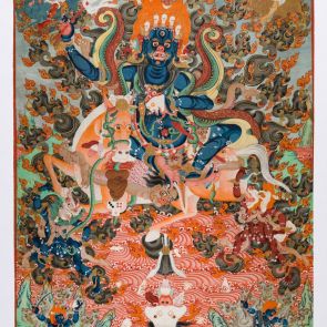Srí Dévi dharmapála, a "Győzedelmes Istennő"