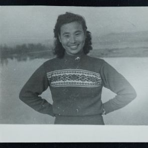 Mosolygó hölgy portréja