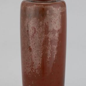 Vase with crystalline iron-red glaze