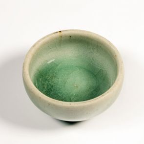 Celadon-glazed cup