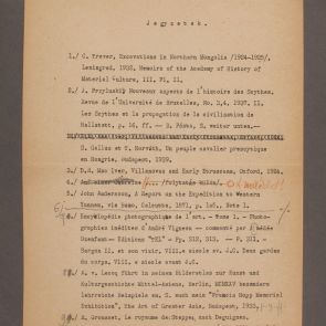 Bibliographical notes for the essay of Zoltán Felvinczi Takács about the Migration Period