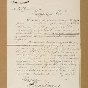 Letters patent issued by the mayor of Budapest, János Ráth, for Ferenc Hopp