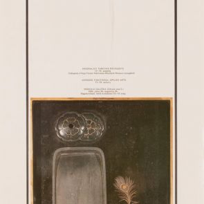 Japán használati tárgyak művészete a 17−19. században című kiállítás plakátja
