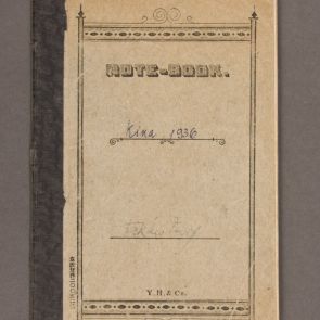”Note-book ”: Kina 1936, [ Felvinczi ] Takács Zoltán
