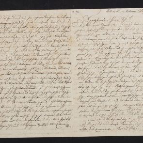 István Calderoni's letter to Ferenc Hopp from Interlacken