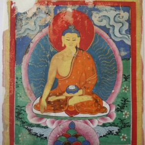 Cakli depicting Gautama Shakyamuni Buddha
