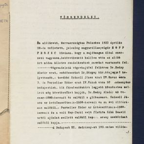 Authenticated, Hungarian copy of Ferenc Hopp's original testament