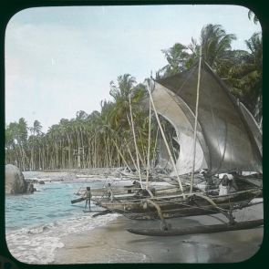 Ceylon's palm-fringed coasts at Mount Lavinia