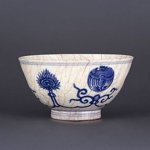 Cup with phoenix design
